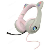 Наушники для ПК KADUM G39G 3,5мм/USB серые Наушники для ПК KADUM G39G 3,5мм/USB серые