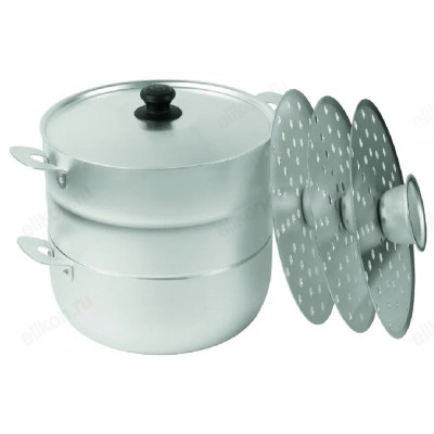 Мантоварка алюминиевая Калитва 4,5л/3диска