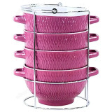 Набор супниц KELLI KL-164 керамика 4 шт.