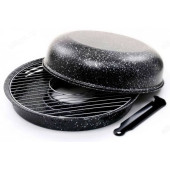 Сковорода-гриль-газ с крышкой KELLI KL-060 съемная ручка