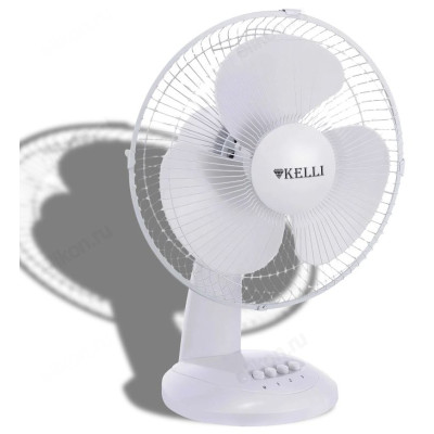Вентилятор настольный KELLI KL-1012Белый-1
