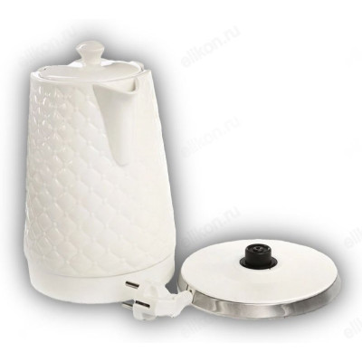 Чайник керамический KELLI KL-1340 1,8л белый-1