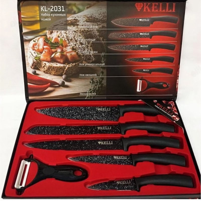Набор ножей KELLI KL-2031 6пр
