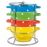 Набор супниц KELLI KL-384 керамика 4 шт.