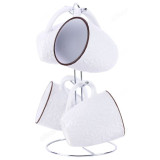 Набор кружек KELLI 4пр на подставке KL-400