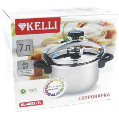 Скороварка KELLI KL-4061-7л нерж.-4