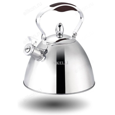 Чайник для плиты со свистком KELLI KL-4343Черный 3,0л