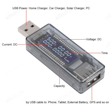 USB тестер Keweisi KWS-V21-1