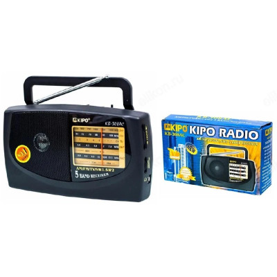 Радиоприёмник сетевой Kipo KB-308 AC-3