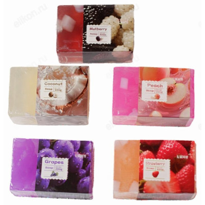 Мыло парфюмир.ФРУКТОВОЕ 200г 0033/0064/0026/0002/0057-1