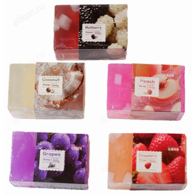 Мыло парфюмир.ФРУКТОВОЕ 200г 0033/0064/0026/0002/0057-2