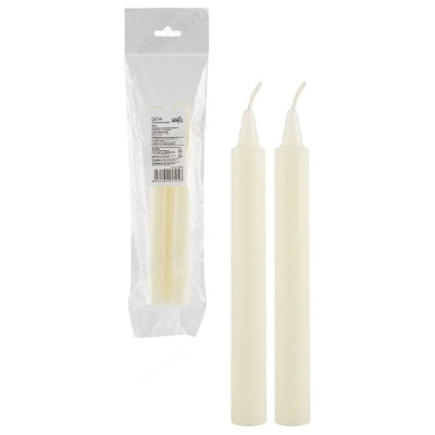 Свечи хозяйственные 2шт 18,5см 005535