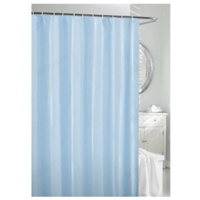 Шторка для ванной 180*180см голубая 005747