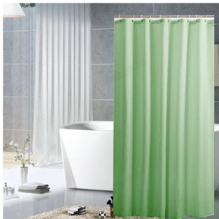 Шторка для ванной 180*180см зеленая 005748