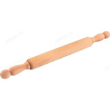 Скалка с вращающимися ручками 50см бук 007511