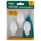 Крючки самоклеящиеся 008082, ABS 3х5 см, 3 шт