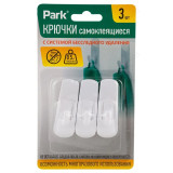 Крючки самоклеящиеся 008083 ABS 1,2х1,7 см, 3 шт