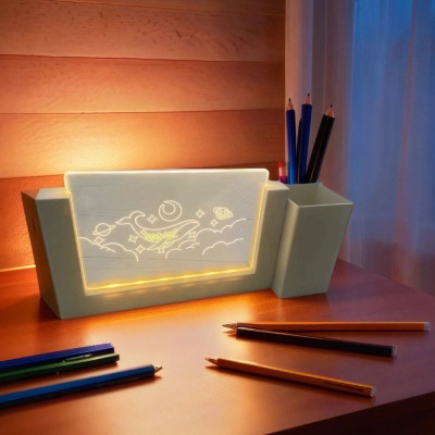 Ночник настольный + подставка для ручек YXC-0508