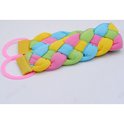 Мочалка банная косичка