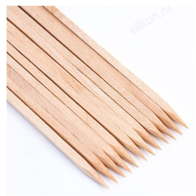 Шампур дерево 40см*6мм крат100шт-1