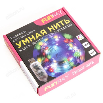 Гирлянда светодиодная Нить SMART 10100RGB-4