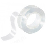 Лента двусторонняя скотч нано 3м 103910 многоразовый прозр.