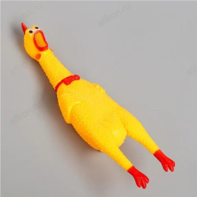Игрушка-пищалка Курица 30см 104153