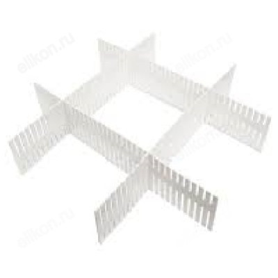 Разделители для ящиков, 4шт, цвет - белый 104477