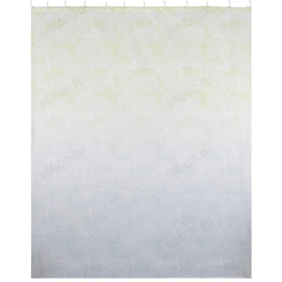 Шторка для ванной 180*160см Листья 104966