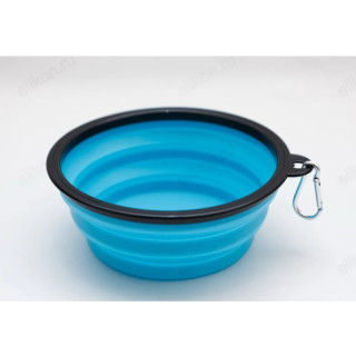 Миска складная силиконовая для животных 650мл 105322-1