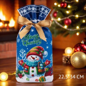 Пакет подарочный Снеговик 22.5х34см 109722