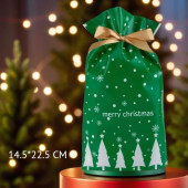 Пакет подарочный Ёлки 14.5х22.5см 109723/109725