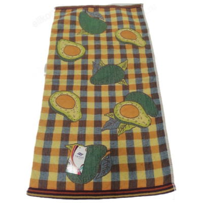 Полотенце льняное Авакадо