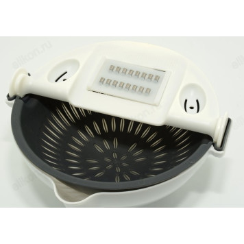 Тёрка-шинковка с чашкой 8014-2