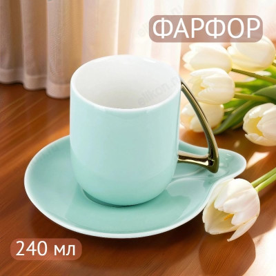 Набор чайный 5th Avenue. Mint на подставке 12пр 240 мл 1400023 подароч. упаковка-1