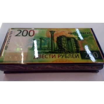 Шкатулка-купюрница дерево 18*9*4cm-1