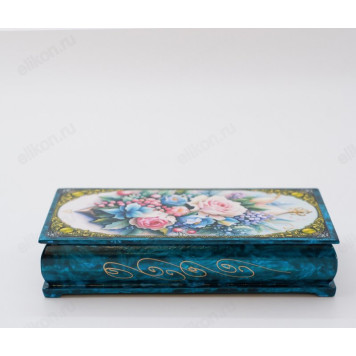 Шкатулка-купюрница дерево 18*9*4cm-4