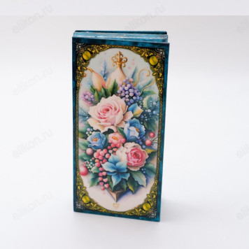 Шкатулка-купюрница дерево 18*9*4cm-6