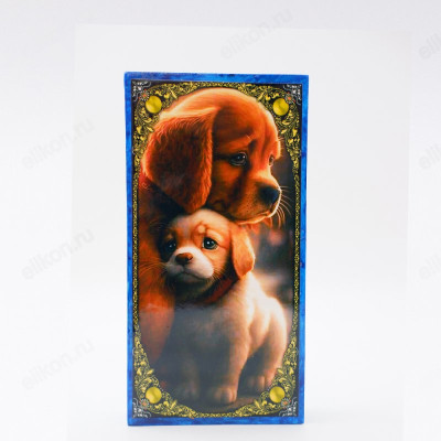 Шкатулка-купюрница дерево 18*9*4cm-8