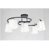 Люстра 1592/5 CR BK WT