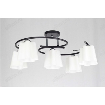 Люстра 1592/5 CR BK WT