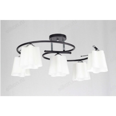 Люстра 1592/5 CR BK WT