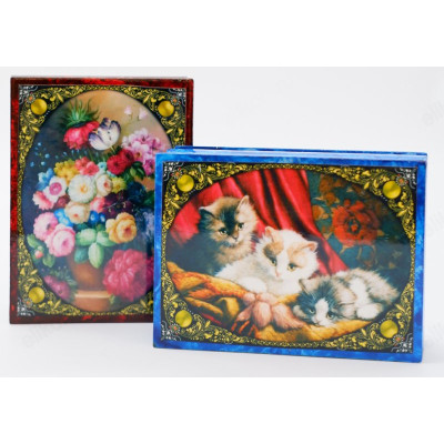 Шкатулка дерево 160*110*30мм-3