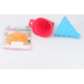 Воронка складная силикон микс