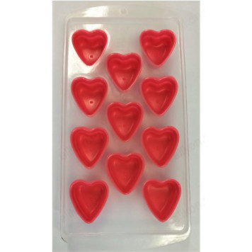 Форма для льда 11 ячеек 16931-64 сердце-1
