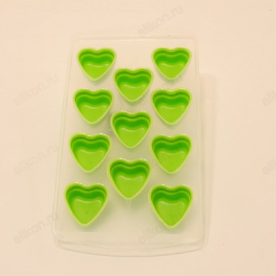 Форма для льда 11 ячеек 16931-64 сердце-3