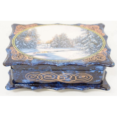 Шкатулка дерево 190*140*60мм-1