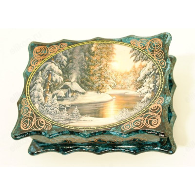 Шкатулка дерево 190*140*60мм-3