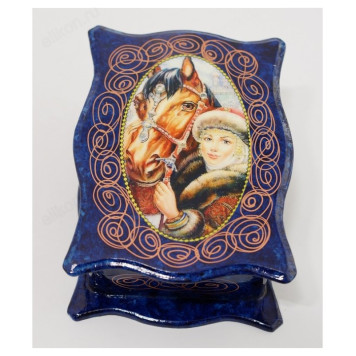 Шкатулка дерево 190*140*60мм-6