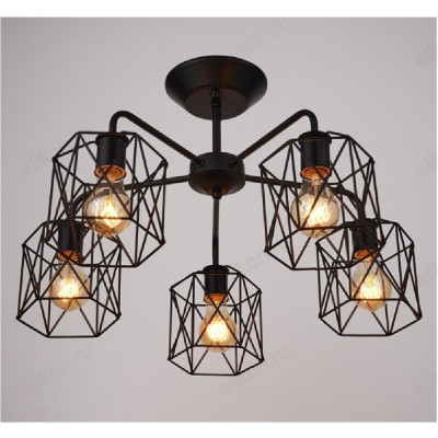 Люстра 1733/5 BK+BK